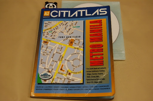 メトロマニラの地図帳　（表紙）CITIATLAS METRO MANILA