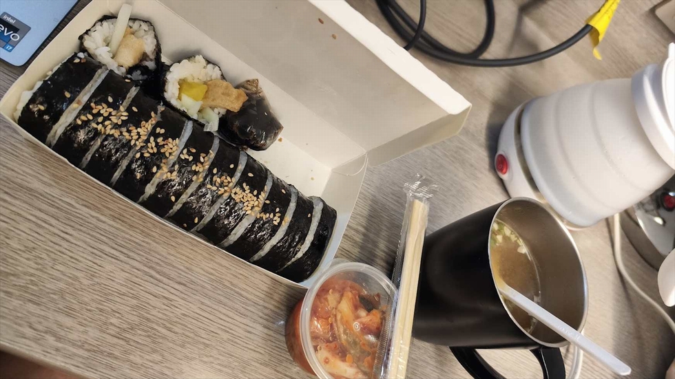 アンヘレスで飲み食いした話 キムチレストランのキンパ テイクアウェイ