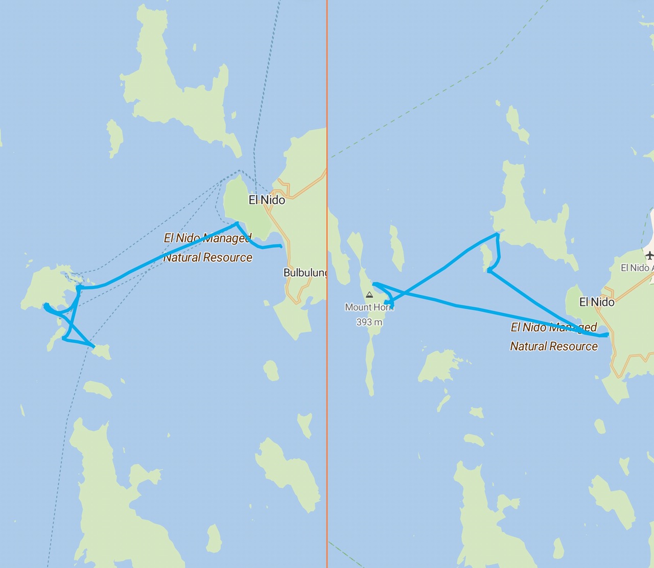 エルニドツアーコースA and B