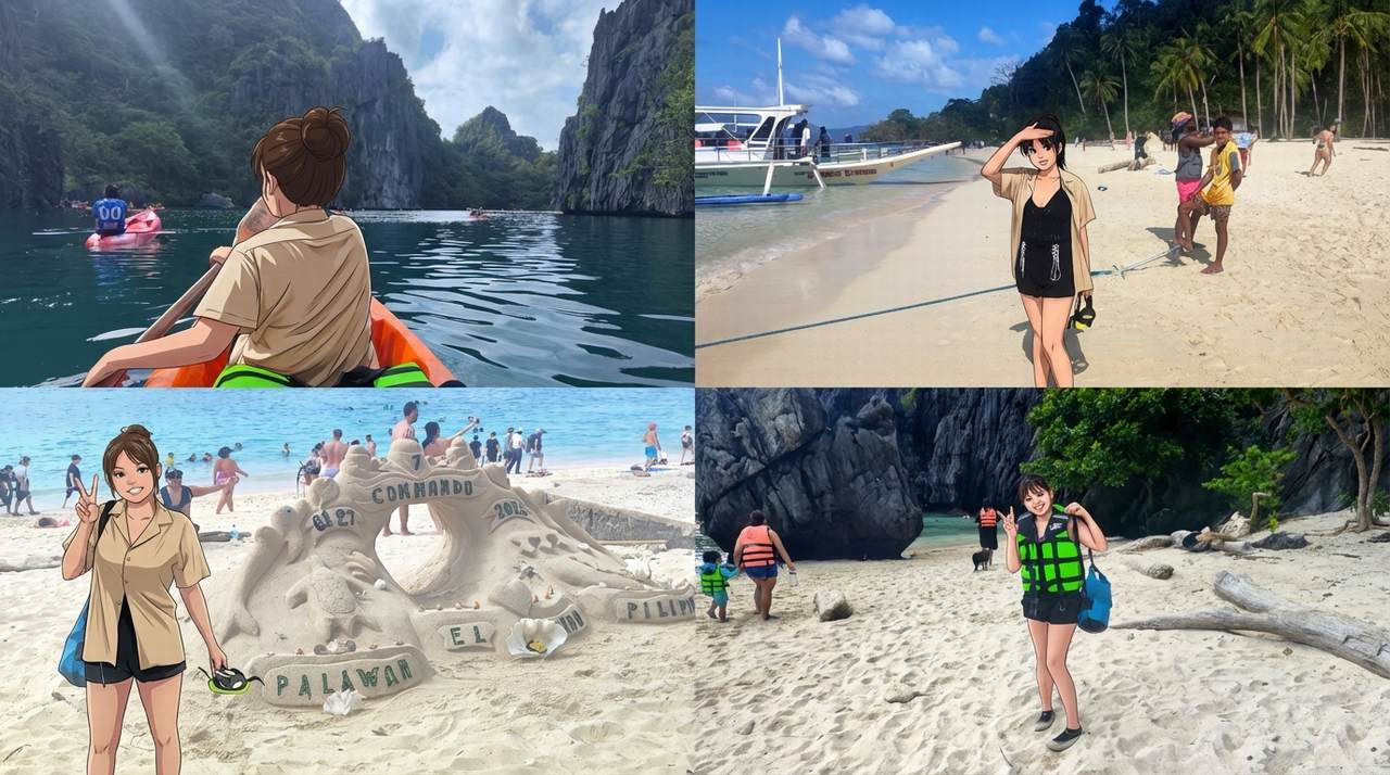 エルニドのアイランドホッピングについて（同行嬢１）